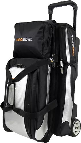 PROBOWL 3 BALL ROL DELUXE ČERNA KARBON STŘIBRNA PRO BOWL